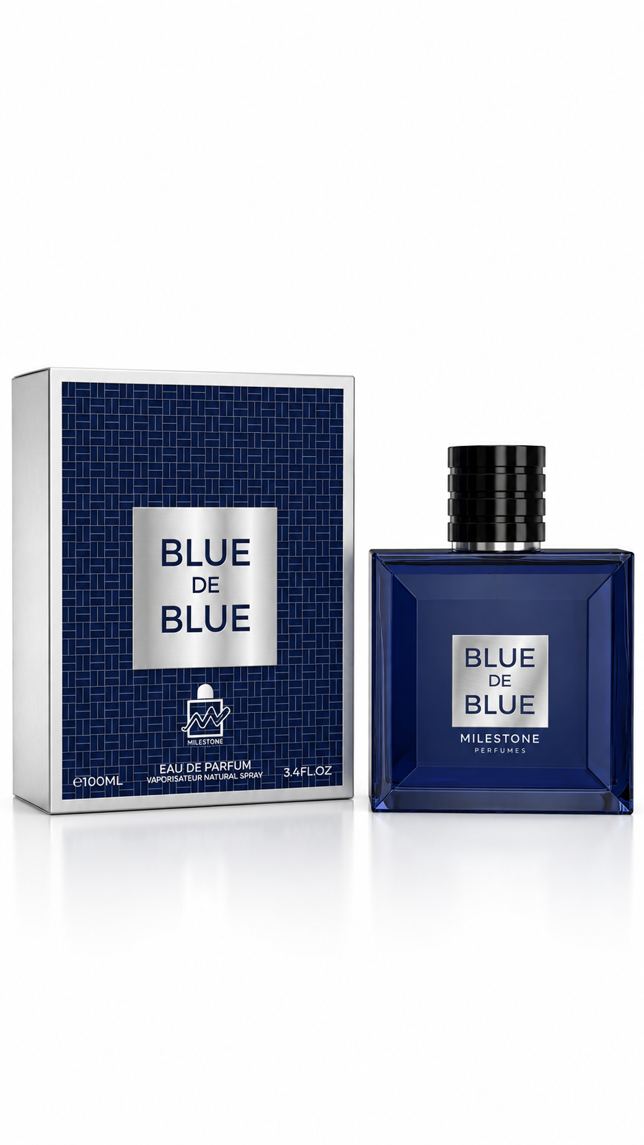 Milestone Blue de Blue Eau De Perfume Spray 100ml Unisex Fragrance Bleu Scent