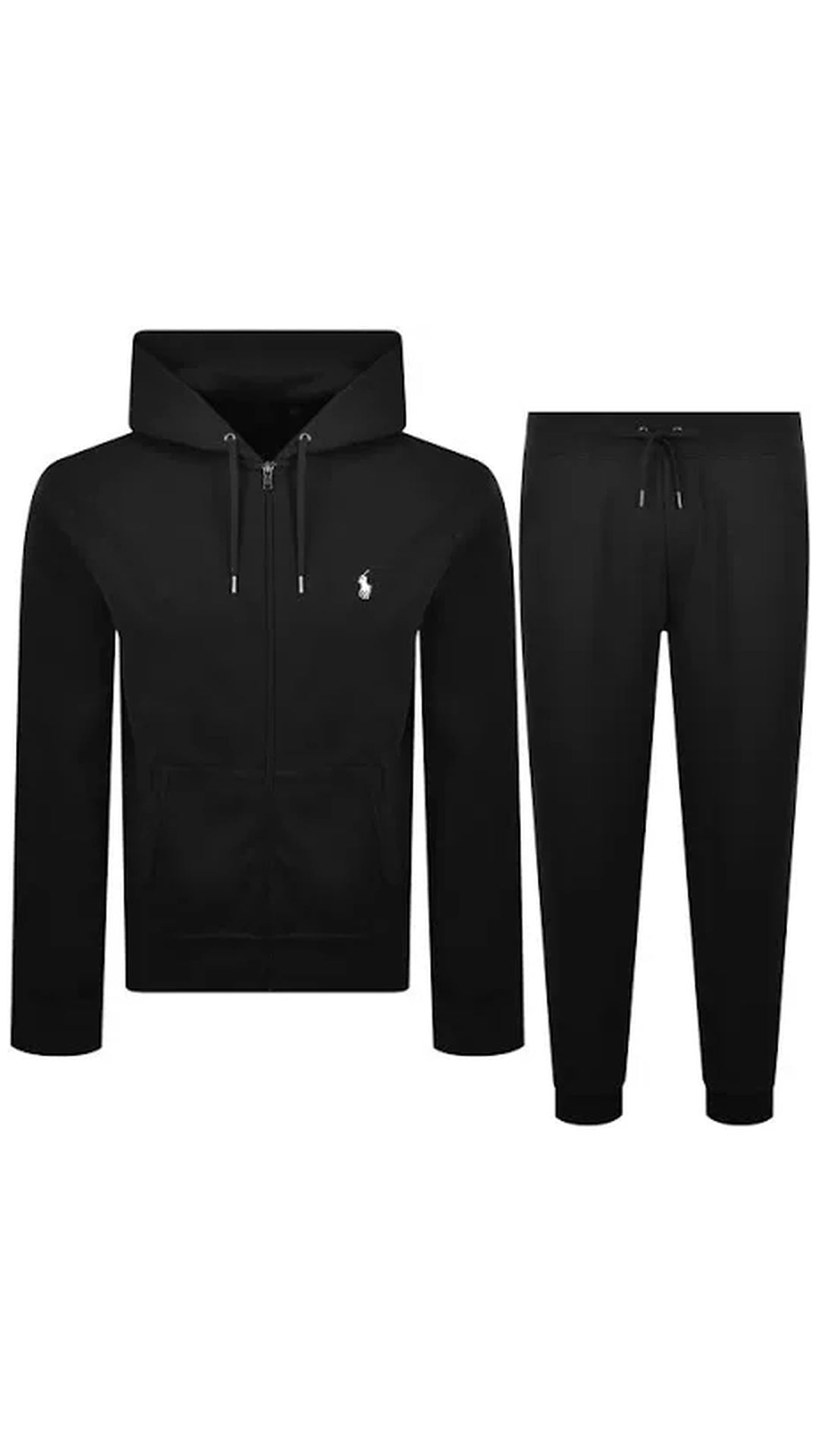 Ralph Lauren Double-Knit Full-Zip Tracksuit Black