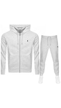 Ralph Lauren Double-Knit Full-Zip Tracksuit Grey