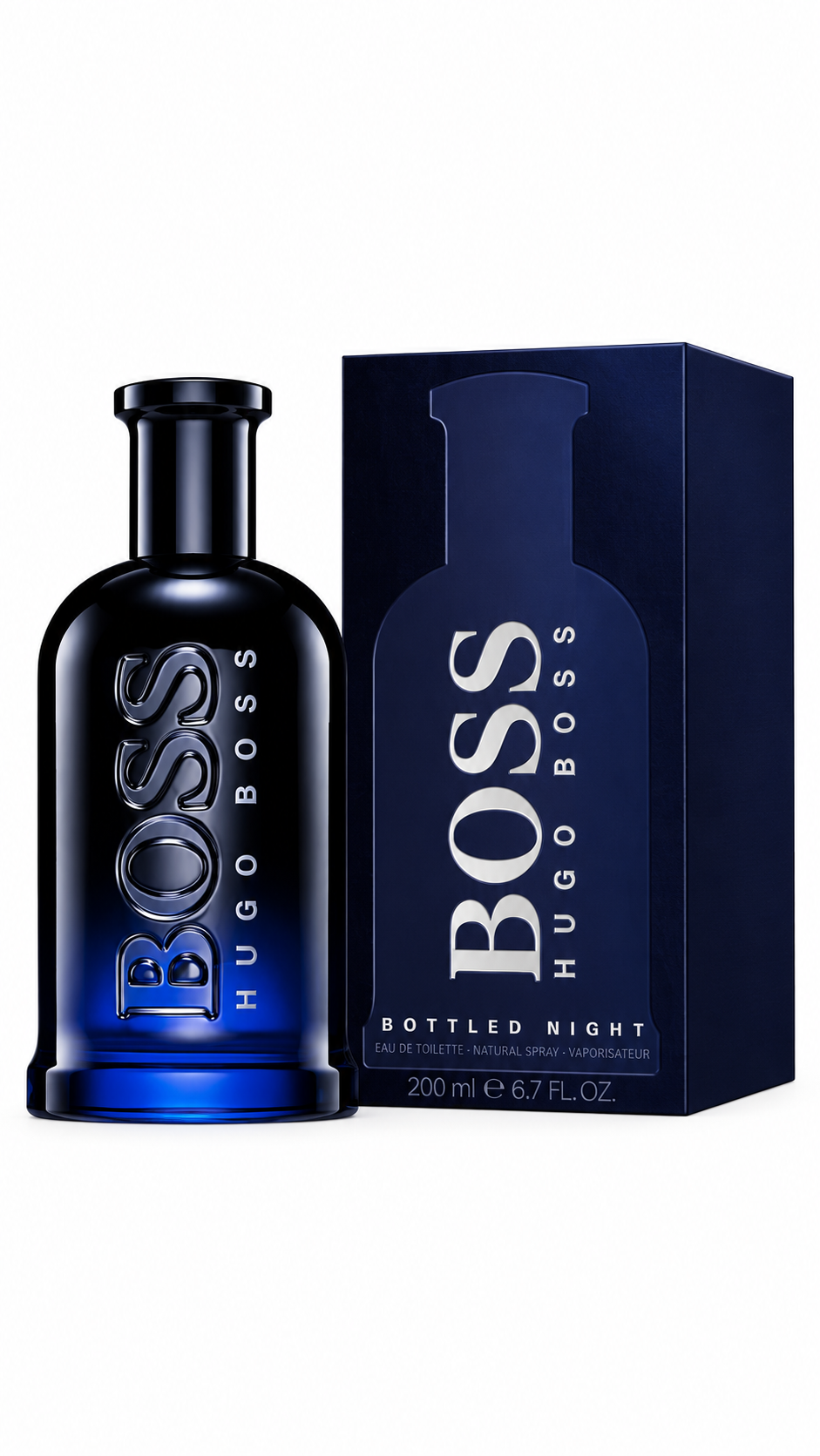 Hugo Boss Bottled Night Eau de Toilette 200ml EDT Spray Brand New Boxed & Sealed