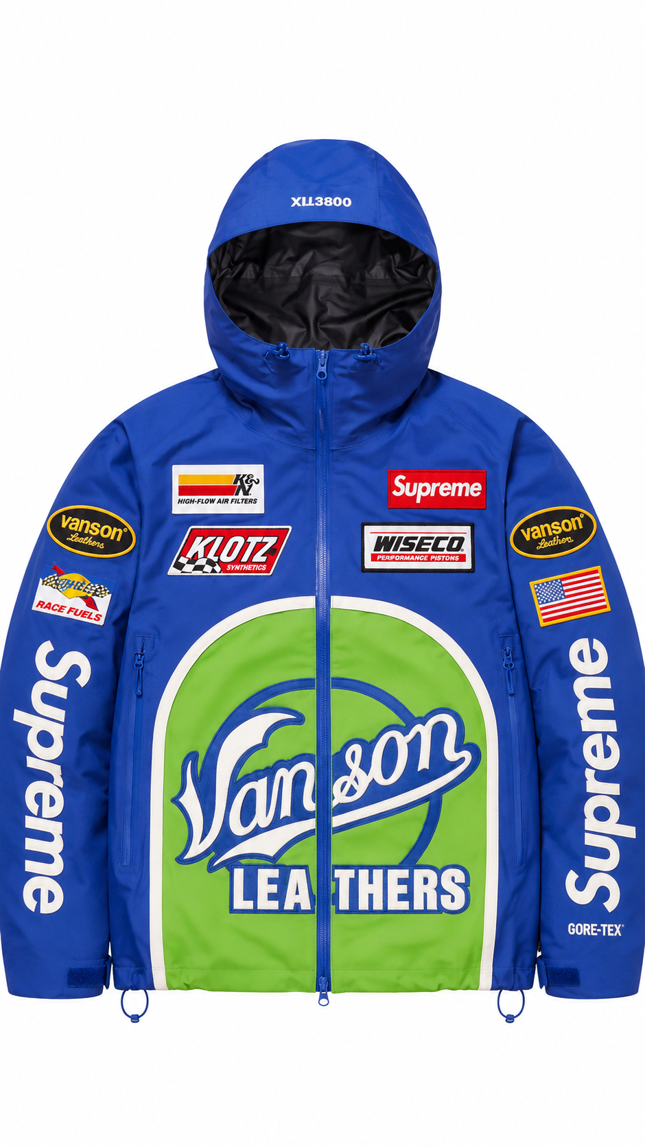 Supreme Vanson Leathers GORE-TEX Shell Jacket “Royal”
