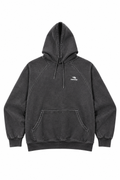 Balenciaga Hoodie unisex black pullover hooded pockets logo drawstring - Authenticity Guaranteed