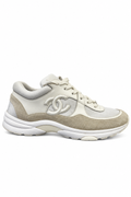 Chanel Men's CC Runner Low Trainers White - Authenticity Guaranteed