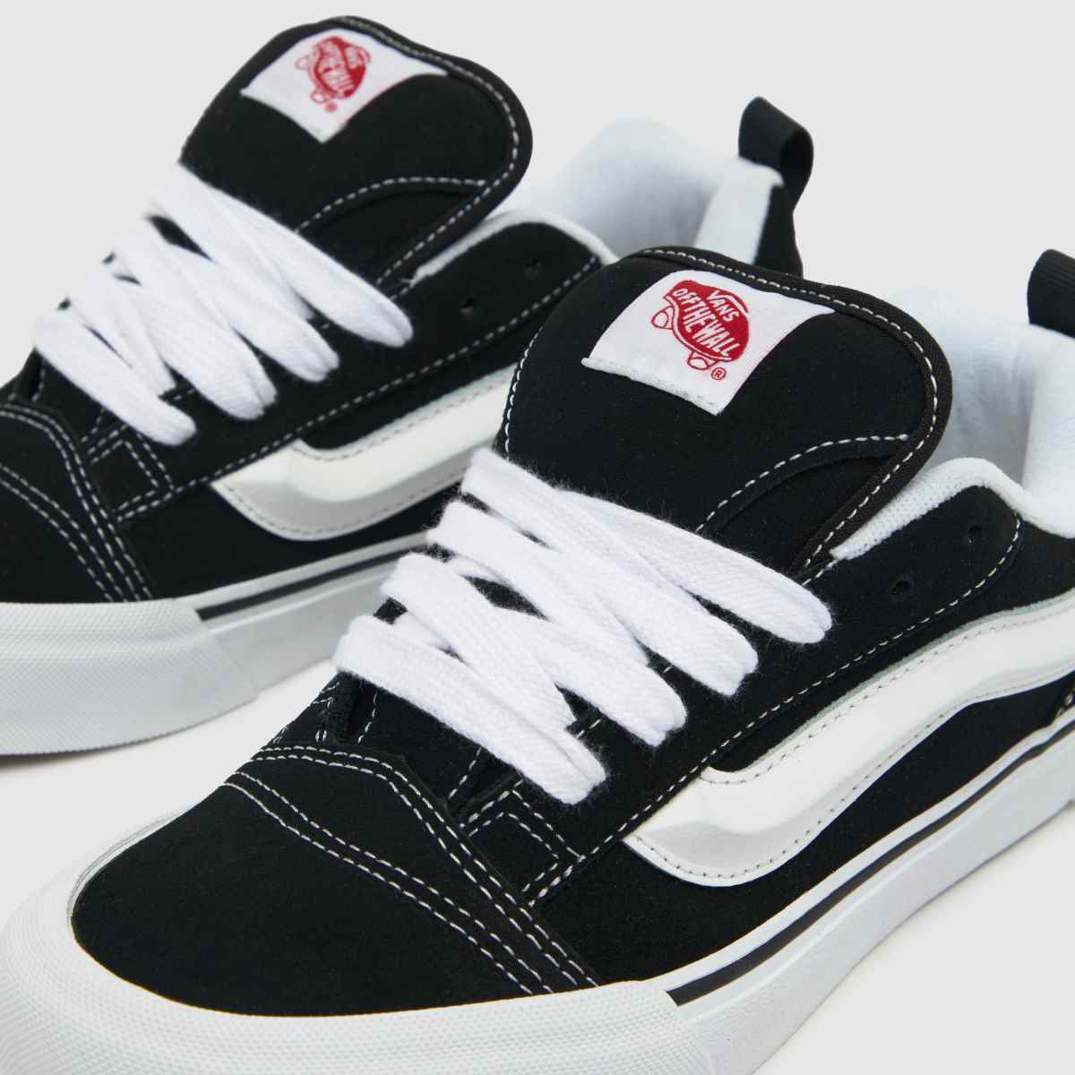 VANS KNU SKOOL SKATE SHOES CLASSIC STYLE UNISEX - Black - New 🏴