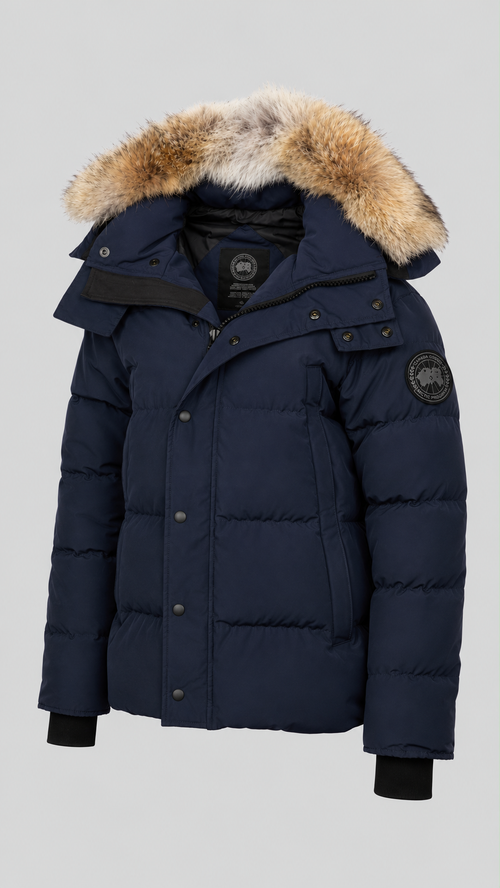Canada Goose Wyndham Parka Jacket Navy Black Badge (Old Season) - Multiple Sizes