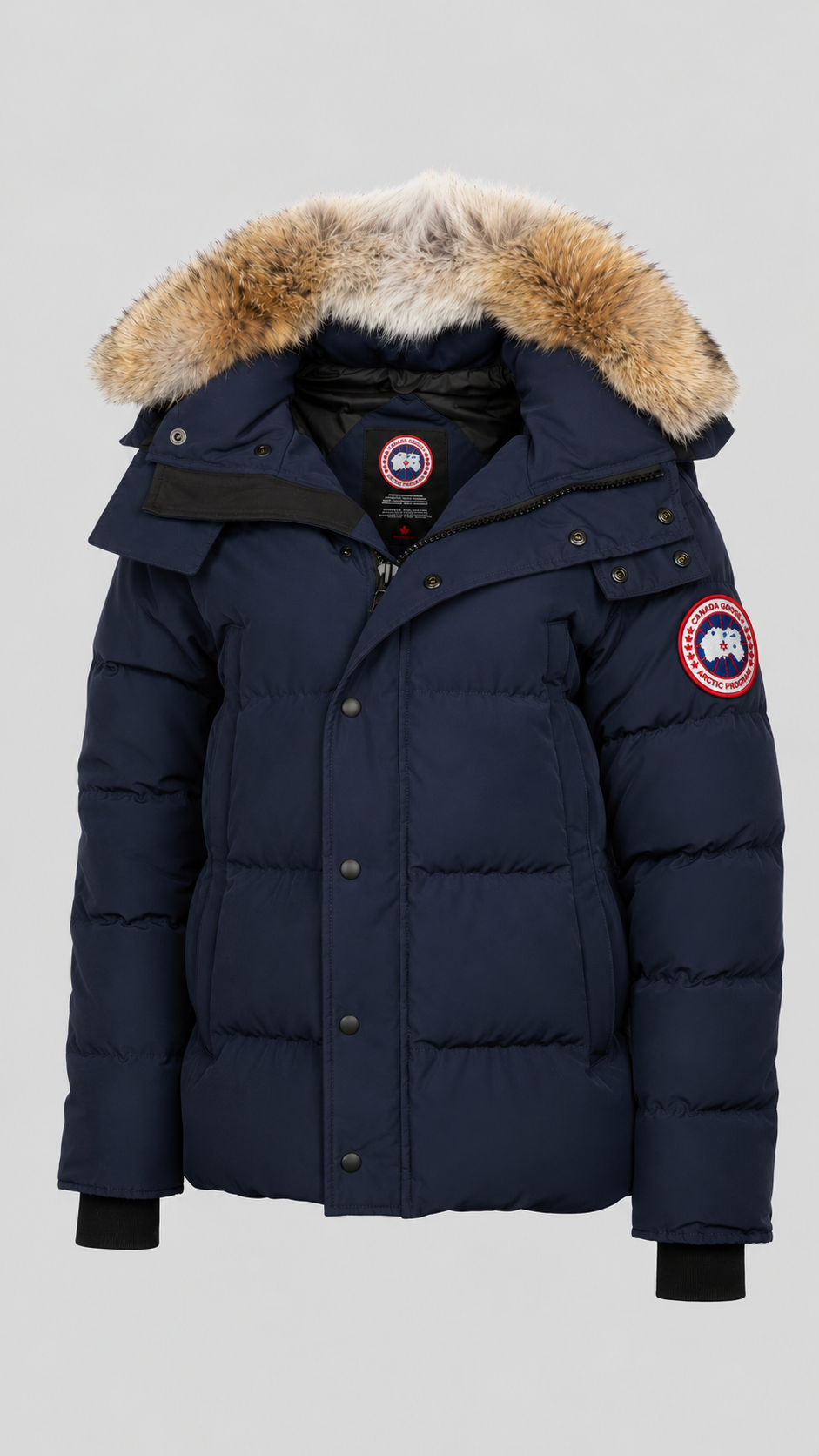 Canada Goose Wyndham Parka Jacket Navy Red Badge (Old Season) - Multiple Sizes