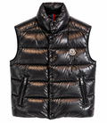 MONCLER TIBB GILET MENS PUFFER JACKET VEST BLACK - Authenticity Guaranteed