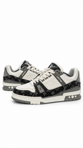 LOUIS VUITTON LV TRAINER GREY WHITE MONOGRAM - Authenticity Guaranteed
