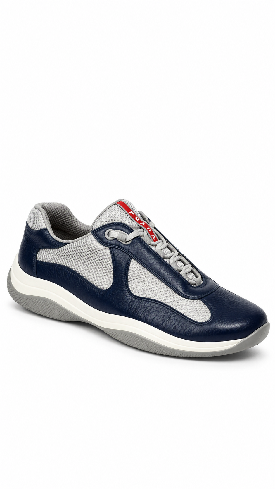 Prada Americas Cup Old Shape Matte Navy / Silver - Authenticity Guaranteed