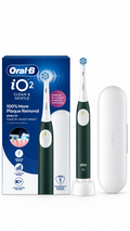 Oral-B iO2 Green Electric Toothbrush Rechargeable with Smart Pressure Sensor +