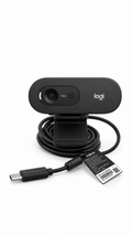 Logitech C270 HD Webcam, 720p/30fps, USB Widescreen Black/Grey