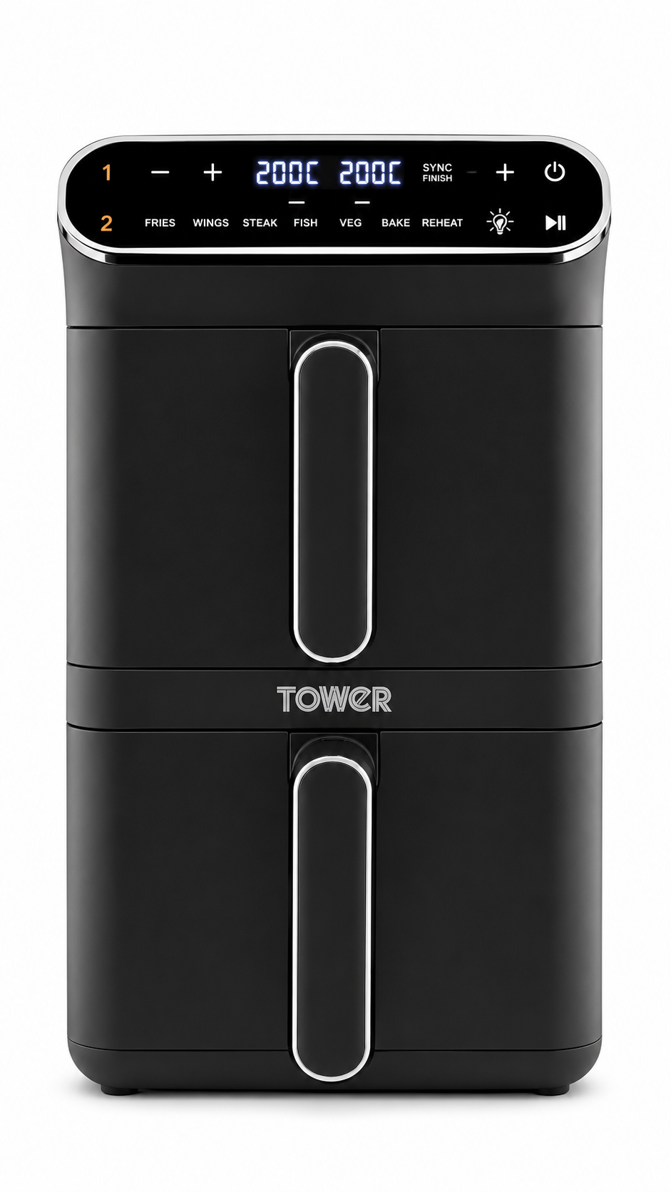 Tower T17190 Vortx 11 Litre Dual Layer Air Fryer Black