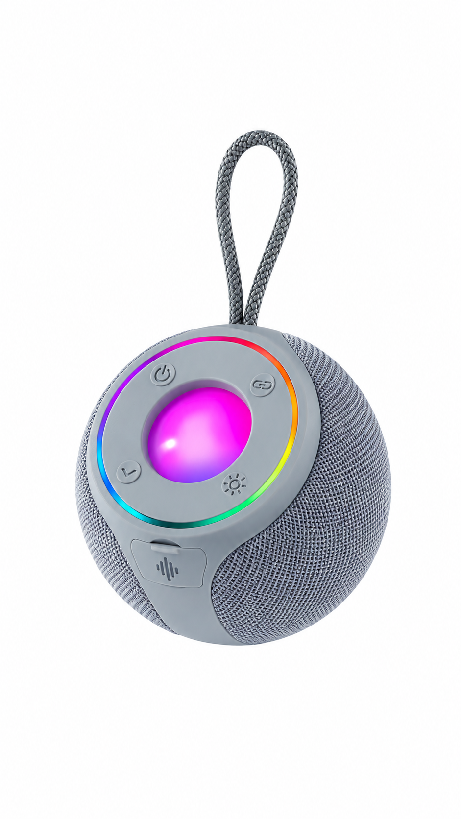Intempo Aria Wireless Speaker – Bluetooth, Portable, LED Light Modes, Blue