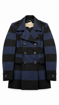 Burberry Women's Striped Jacket Black - Authenticity Guaranteed