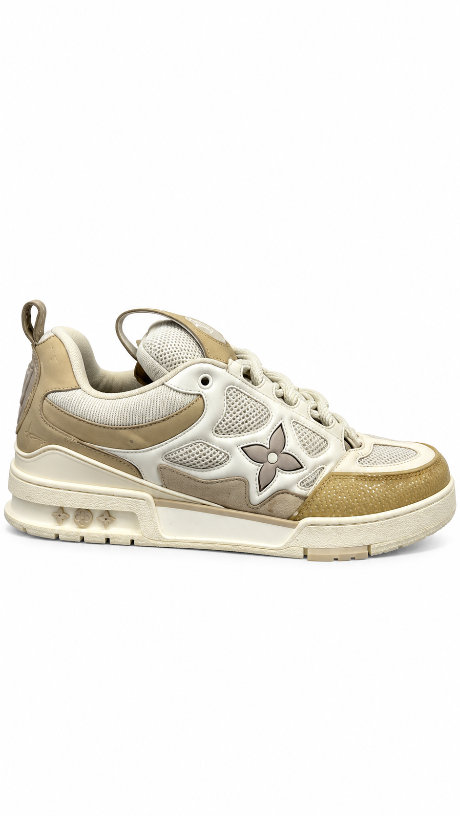 Louis Vuitton LV Skate Low Trainers Beige - Authenticity Guaranteed