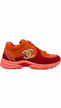 Chanel Men's CC Runner Low Trainers Pink - Authenticity Guaranteed