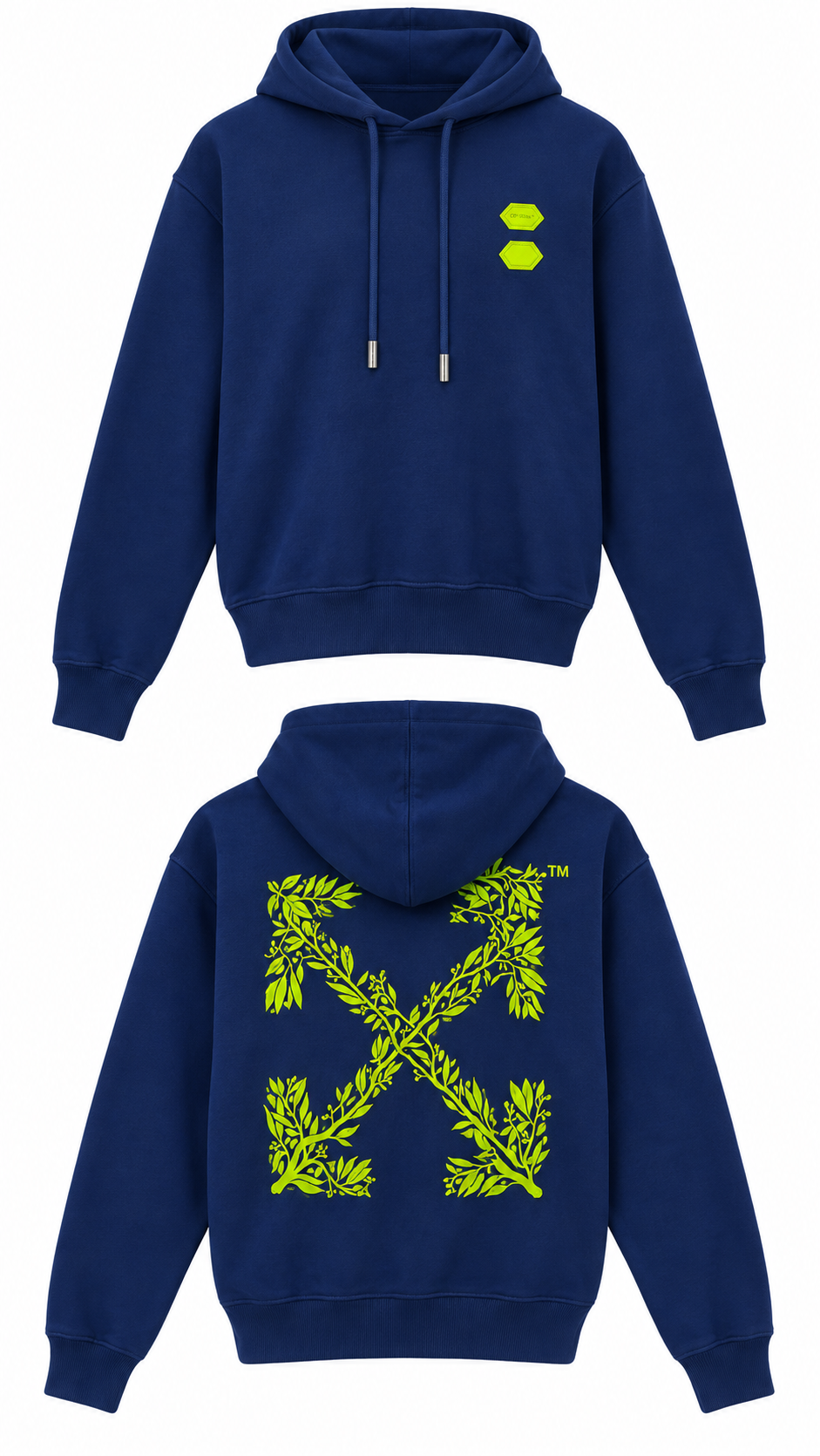 Ibrahim khamis Navy Blue x Lime Green