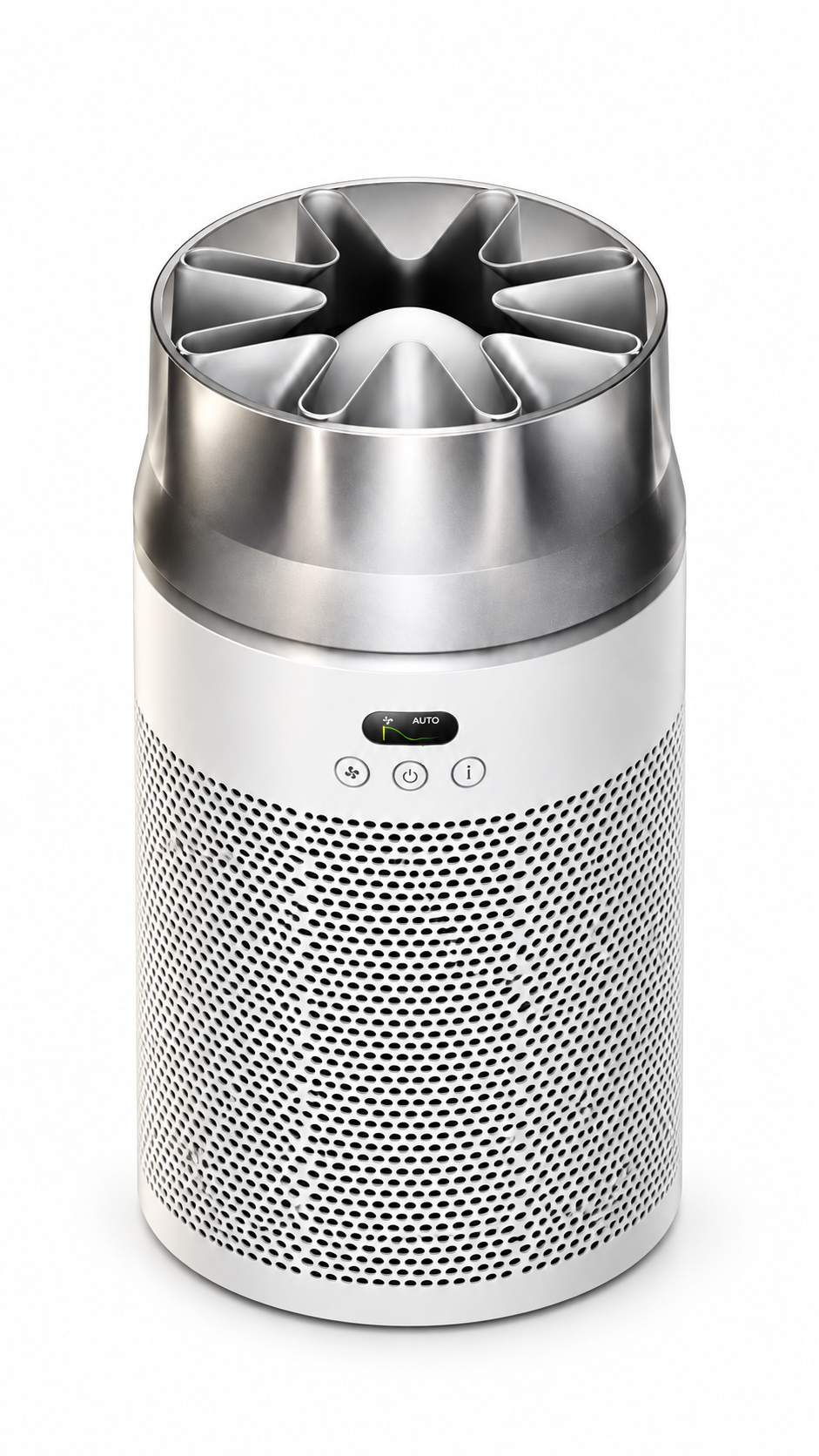 Dyson Compact Air Purifier Hushjet 10 Speed Settings HEPA Filter White