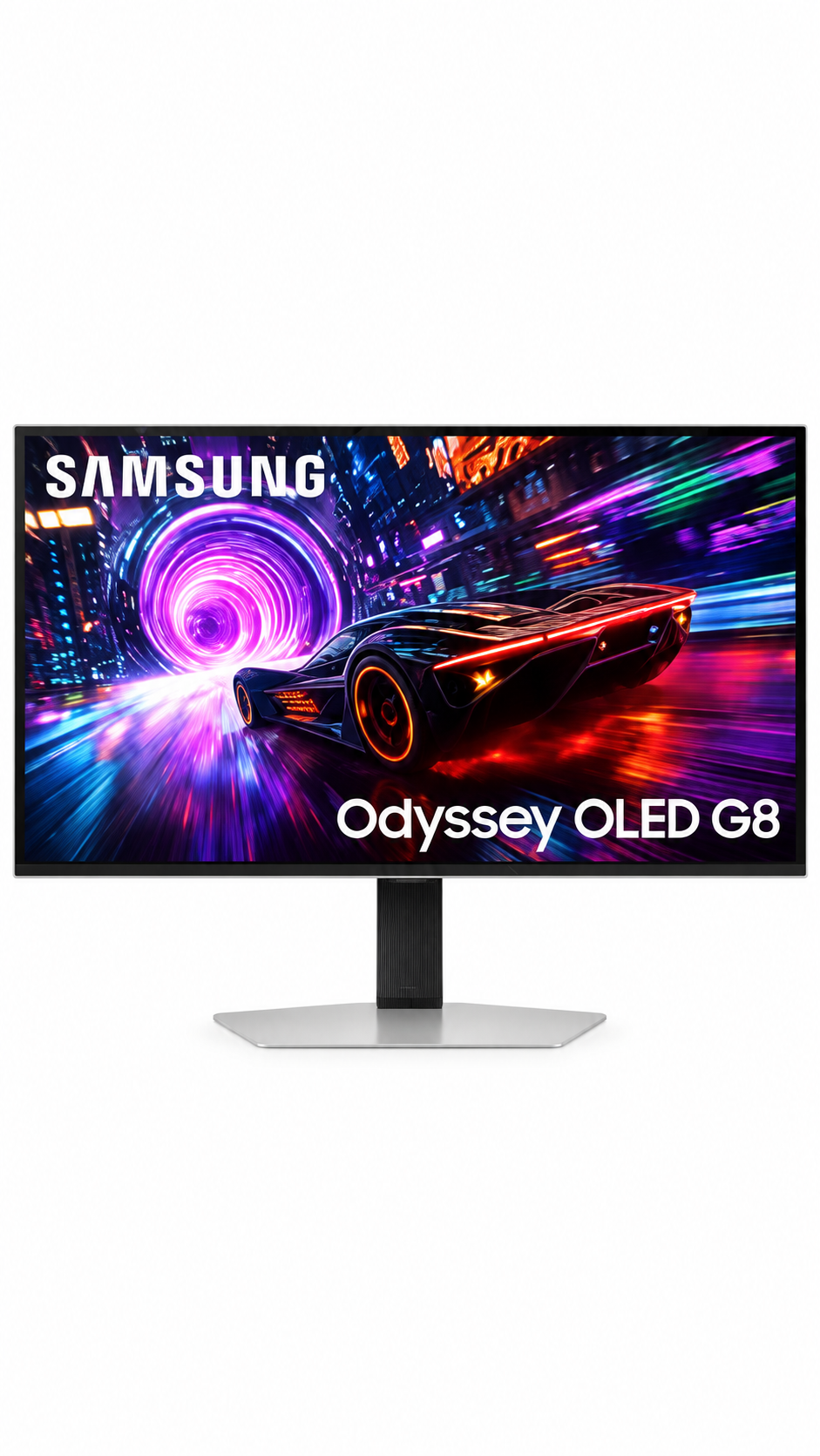 SAMSUNG Odyssey G8 4K Ultra HD 27" Gaming Monitor - Silver
