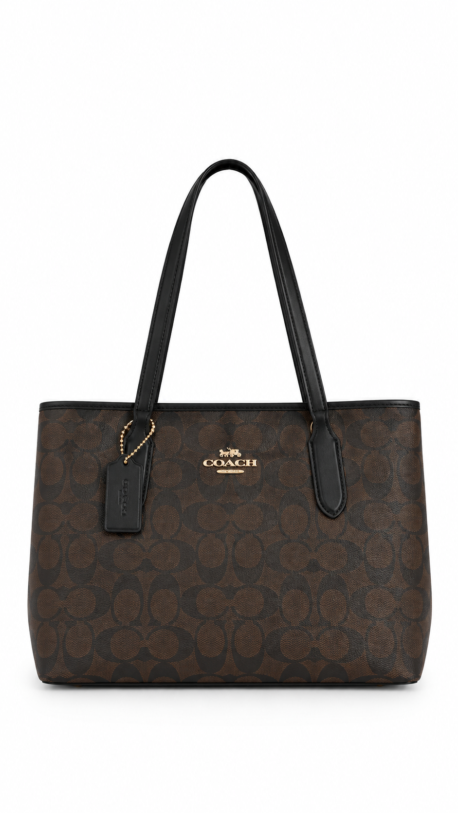Coach PVC Tote Bag Signature I Authenticity Guaranteed