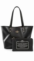 Coach Reversible Tote Bag with Pouch I Authenticity Guaranteed