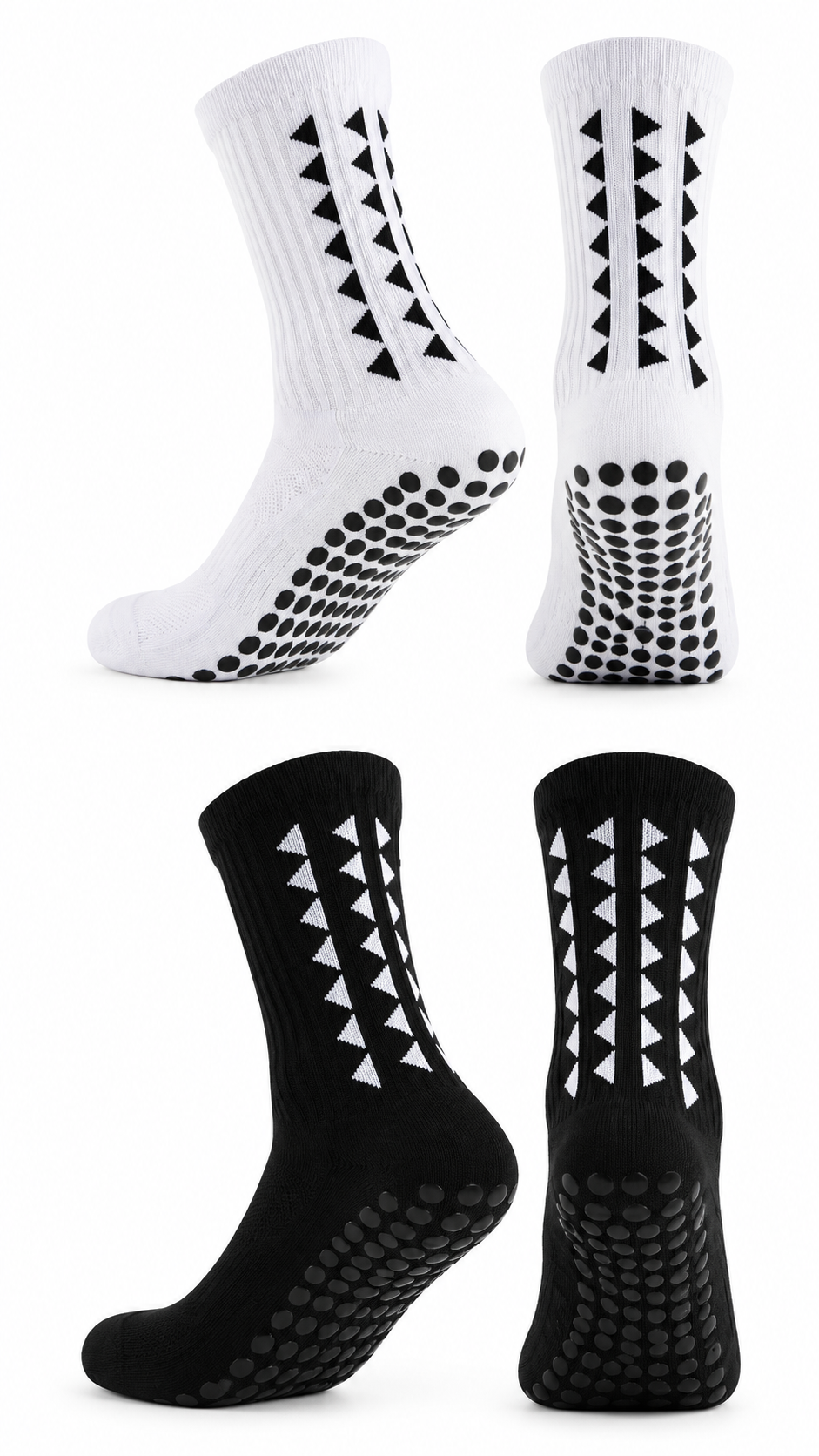 6 Pairs Sports Grip Socks