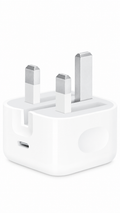 NEW Apple Genuine MUVT3B/A 20W USB-C Power Adapter Foldable UK Plug - White