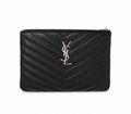 YSL Quilted Leather Clutch