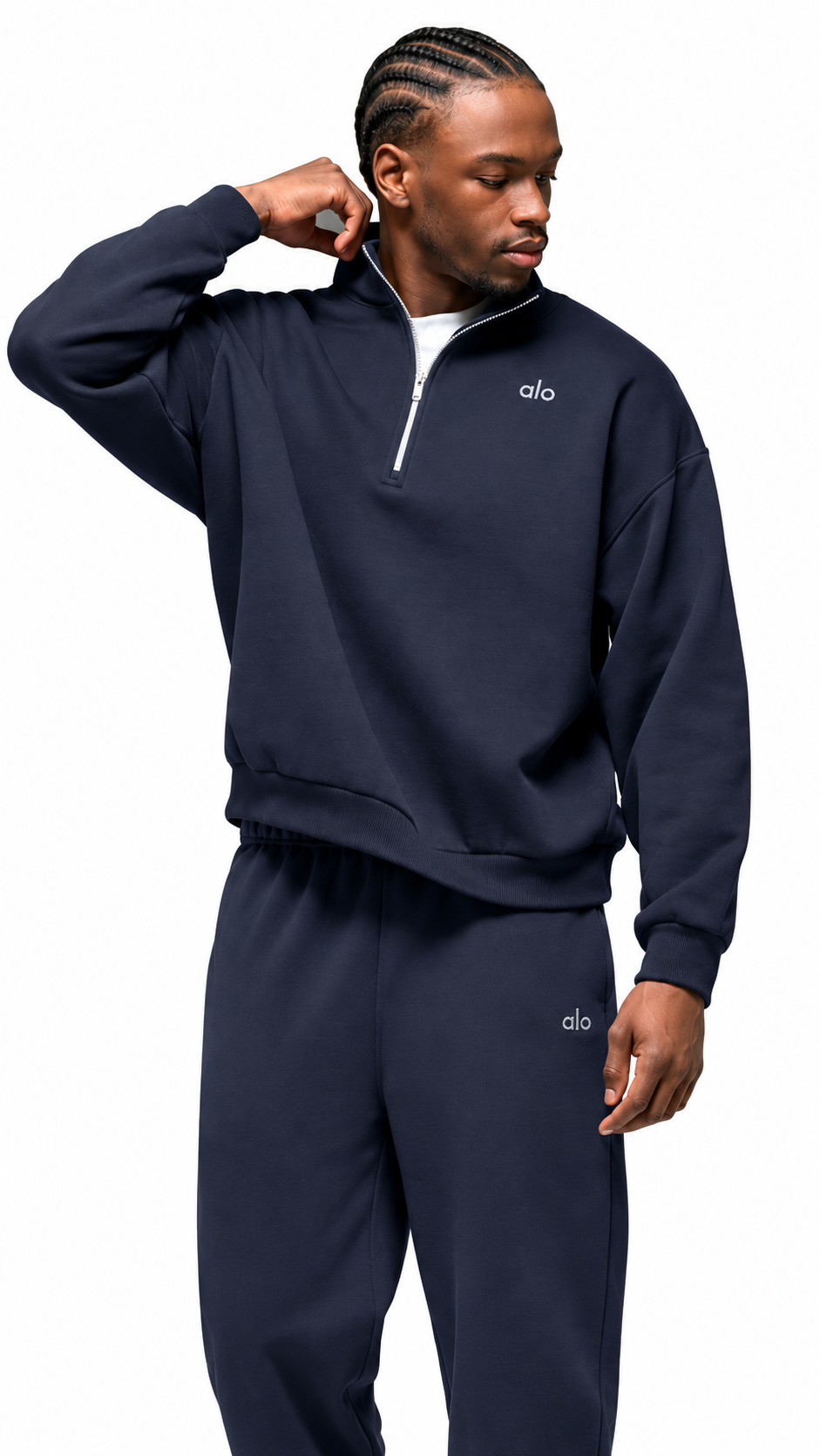 ALO ACCOLADE 1/4 ZIP TRACKSUIT - Authenticity Guaranteed