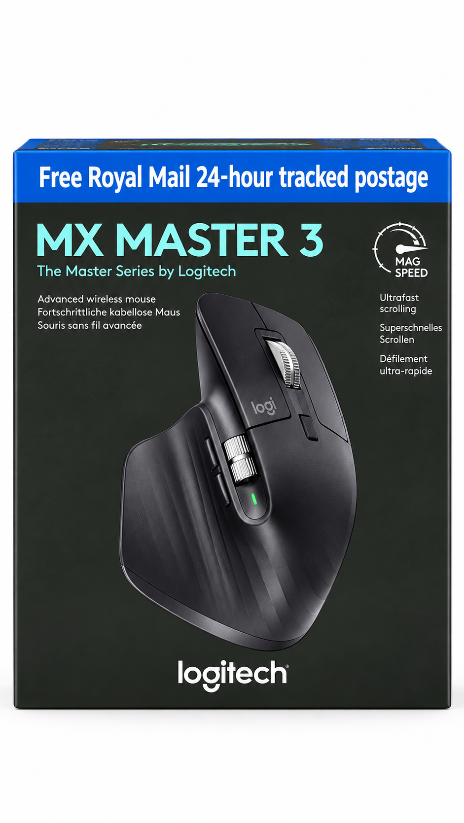 Logitech MX Master 3 Advanced Wireless MouseBluetooth / 2.4GHz