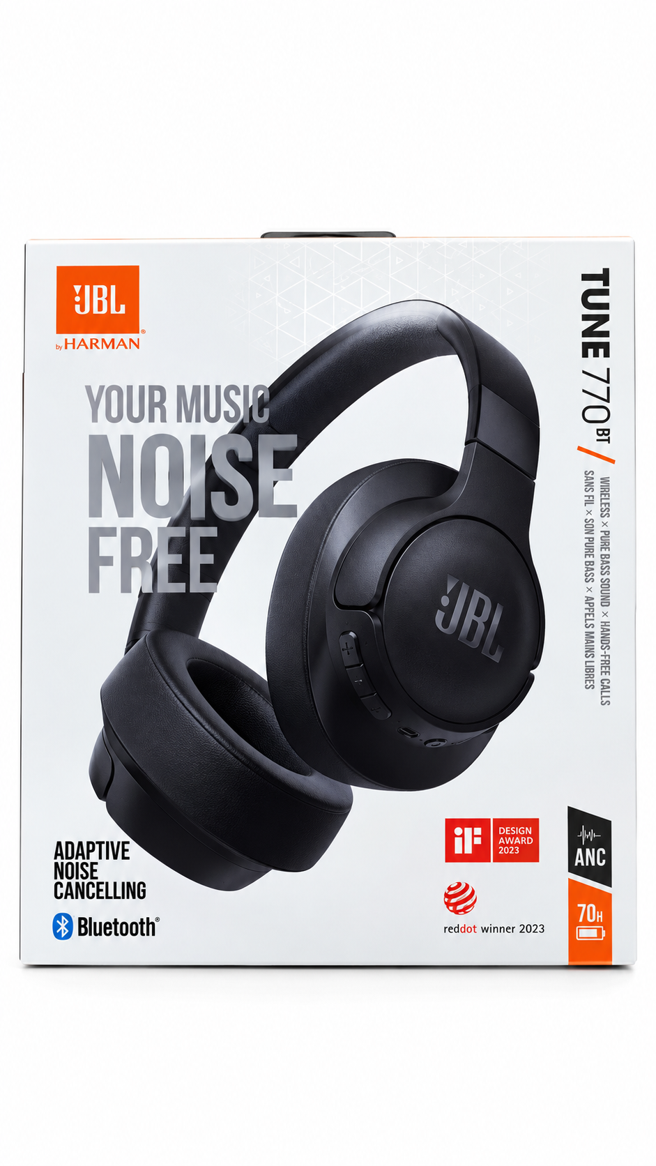 JBL Tune 770NC Over-Ear Wireless Headphones