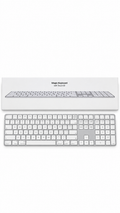 APPLE MAGIC KEYBOARD WITH NUMERIC KEYPAD TOUCH ID SILVER WIRELESS A2520
