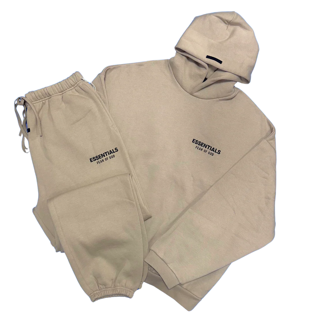 FEAR OF GOD ESSENTIALS SAND TRACKSUIT (SS25)