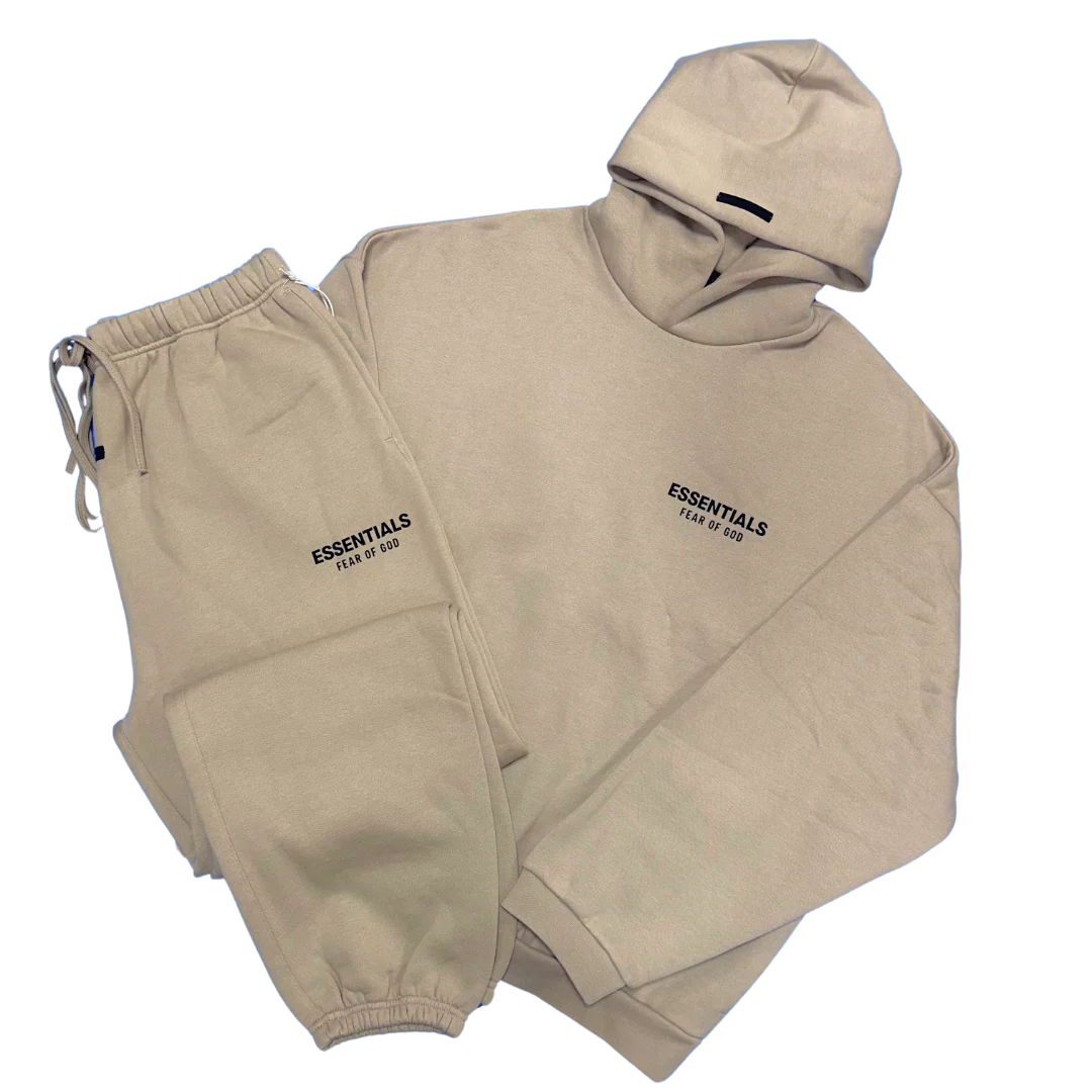 FEAR OF GOD ESSENTIALS SAND TRACKSUIT (SS25)