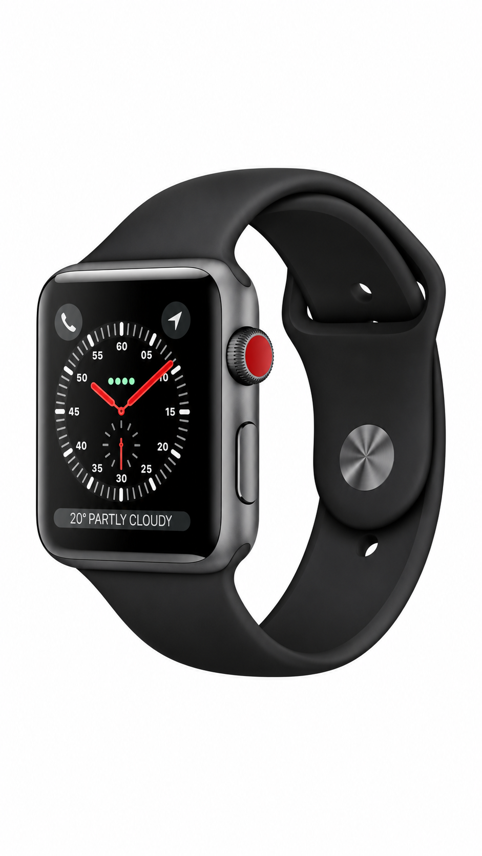 Apple Watch Series 2 42mm Space Grey Aluminium, GPS
