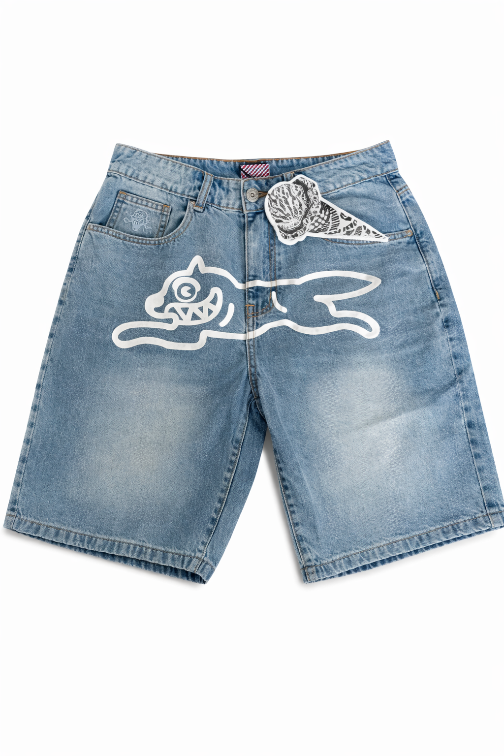 Billionaire Boys Club Ice Cream Denim Blue Shorts -Size W30
