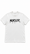 Moncler Graffiti Logo T-Shirt White I Authenticity Guaranteed