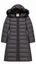 Women's Moncler Fabrefur Black Puffer Jacket I Authenticity Guaranteed