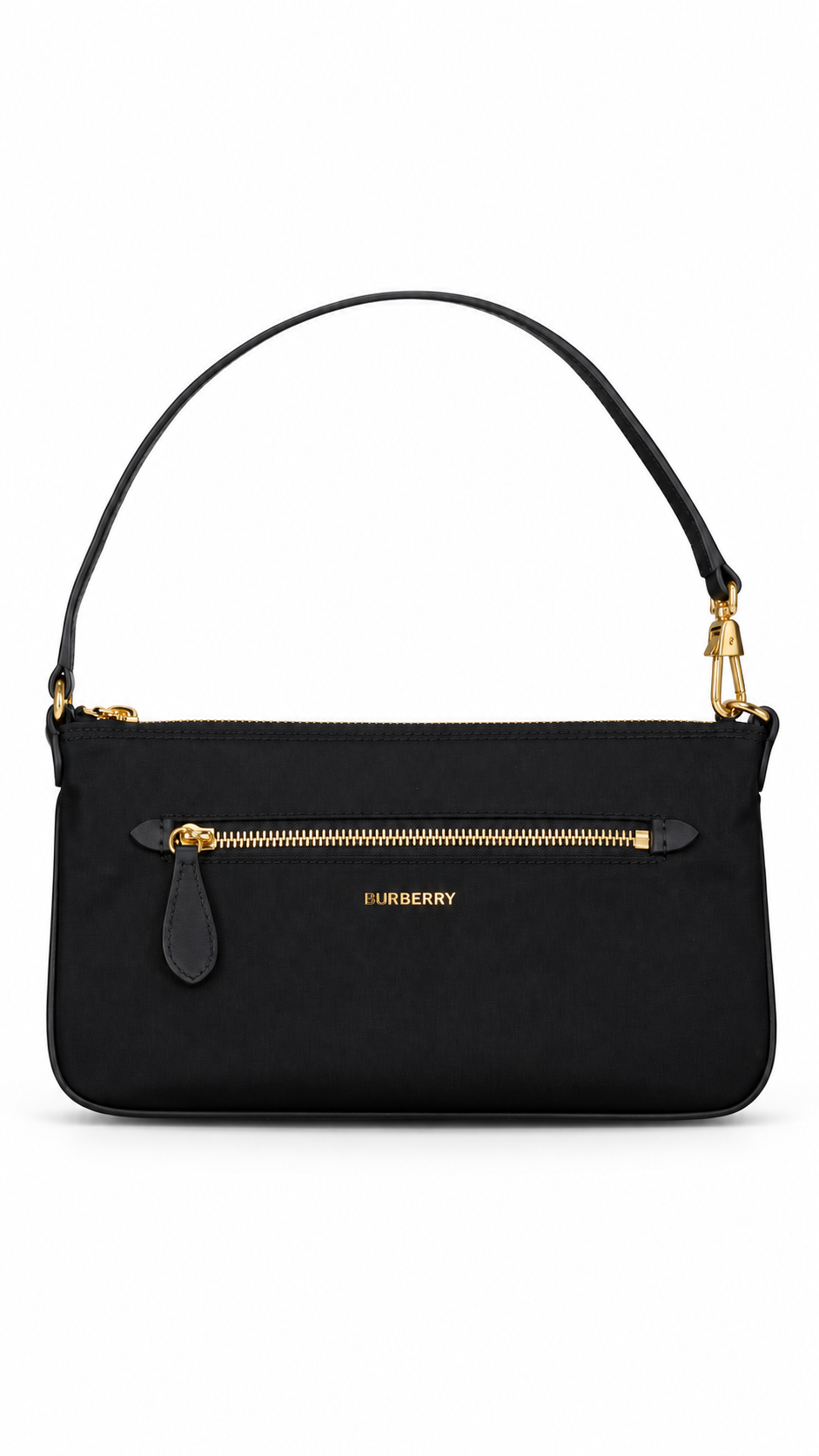 Burberry Nylon Pouch Shoulder Bag in Black I Authenticity Guaranteed