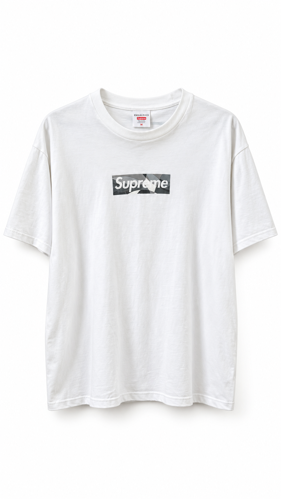 Supreme x Emilio Pucci Box Logo Tee I Authenticity Guaranteed