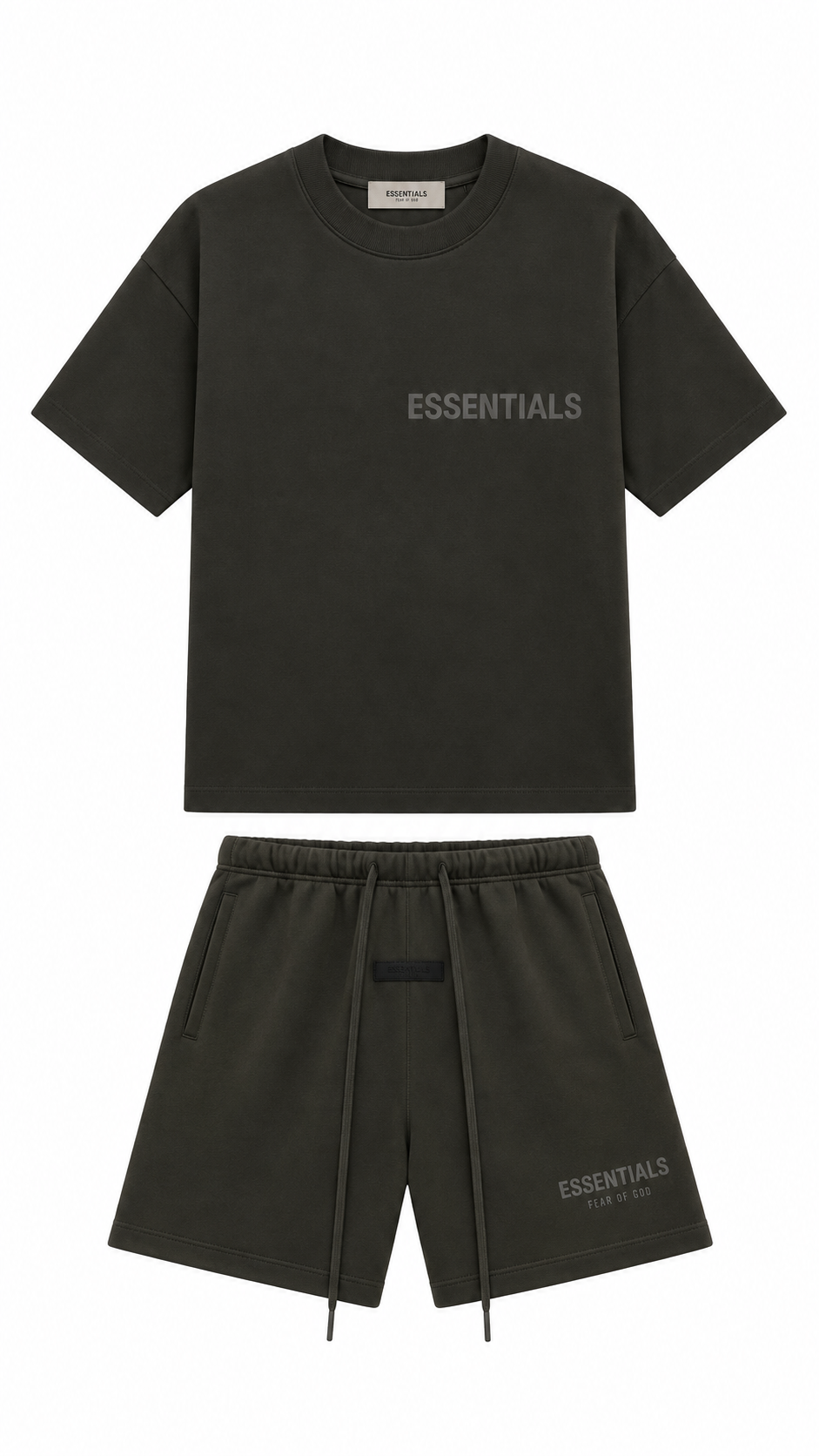 *SALE* SS23 OFF BLACK ESSENTIALS SHORT SET