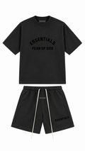 *SALE* SS23 JET BLACK ESSENTIALS SHORT SET