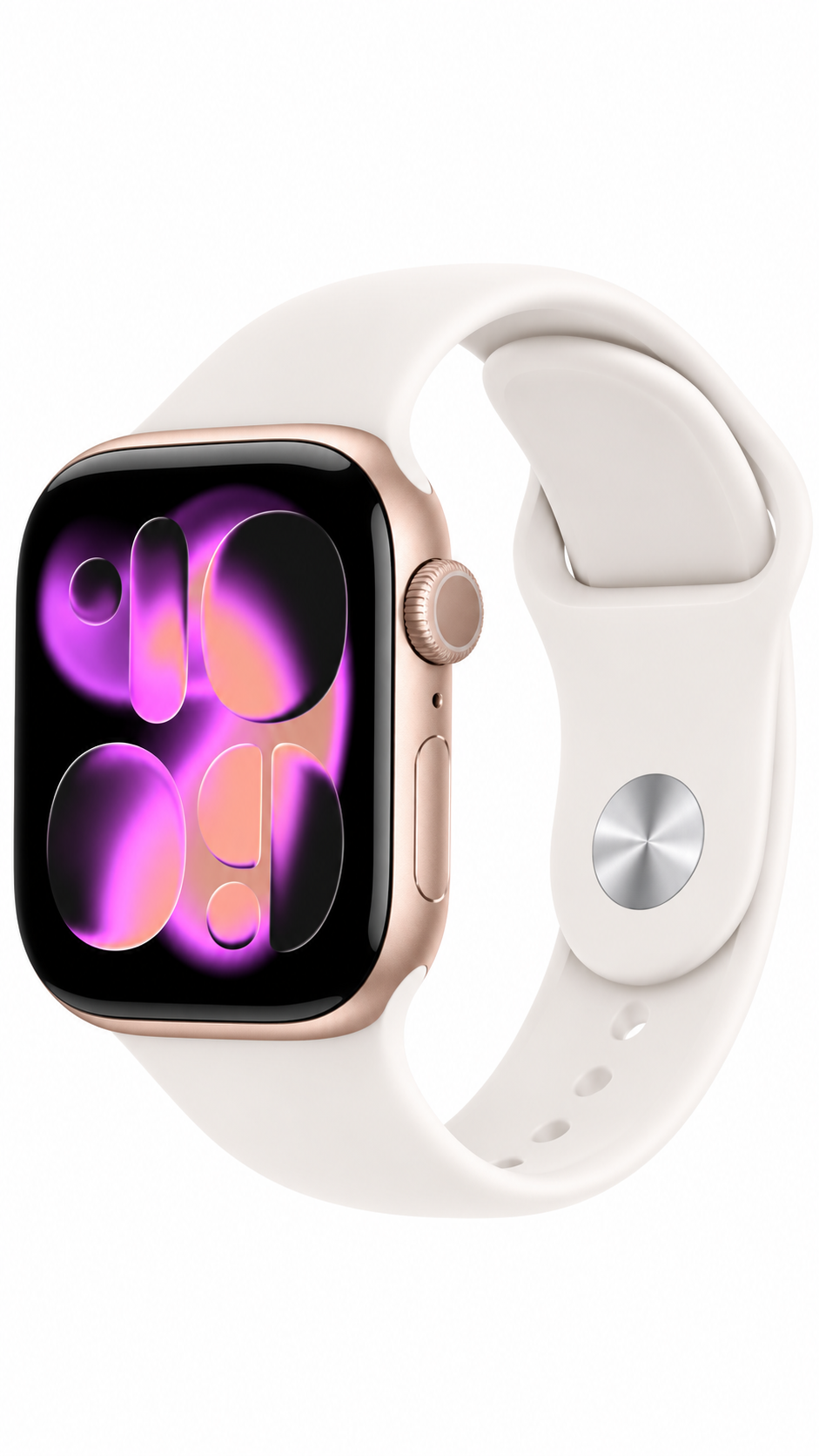 Apple Watch Series 11 GPS+Cellular Smartwatch 42mm Light Blush Sport Band S/M