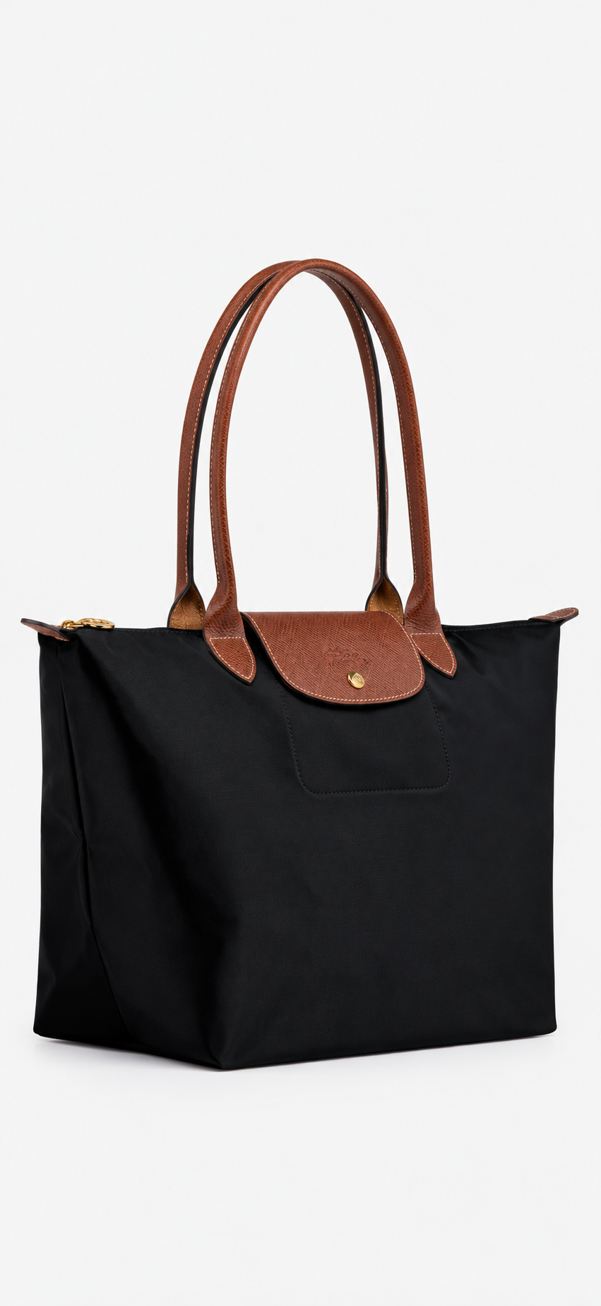 Le Pliage Large Tote Black Nylon Lightweight Work Bag I Authenticity Guaranteed