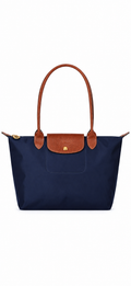 Le Pliage Large Tote Navy Nylon Lightweight Work Bag | Authenticity Guaranteed