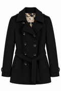 Burberry Brit Double Breasted Coat Jacket Trench Wool Cashmere I Authenticity Guaranteed