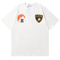 Rhude ‘Vintage White’ Lamborghini Moonlight Tee - L