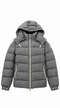 Moncler Women's Muflier Down Jacket Grey l Authenticity Guaranteed