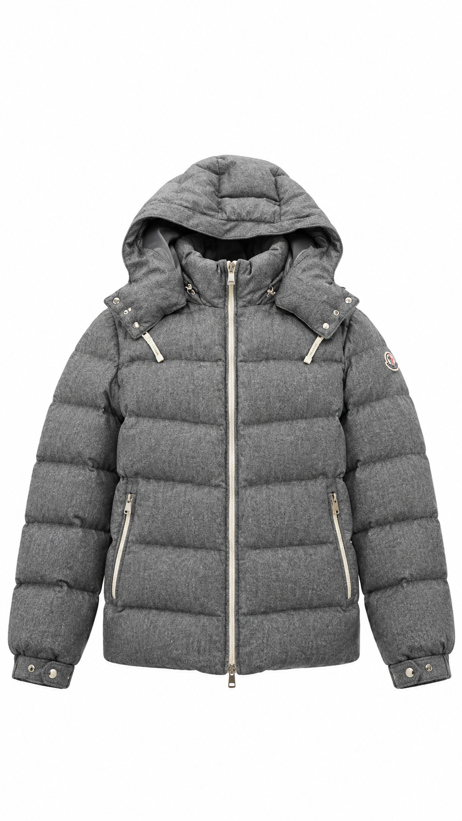 Moncler Women's Muflier Down Jacket Grey l Authenticity Guaranteed