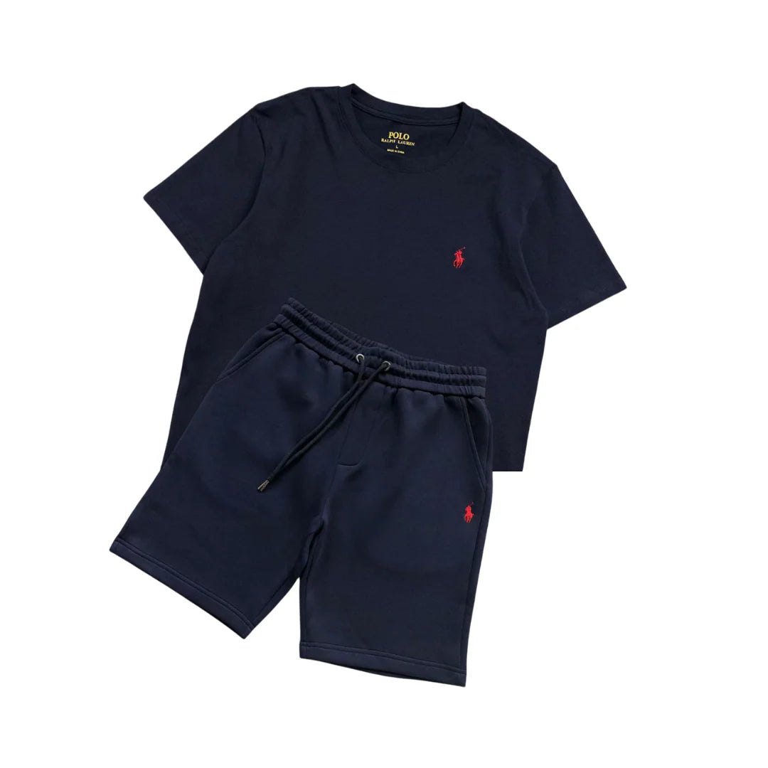 Polo Ralph Lauren Navy Short Set - Medium